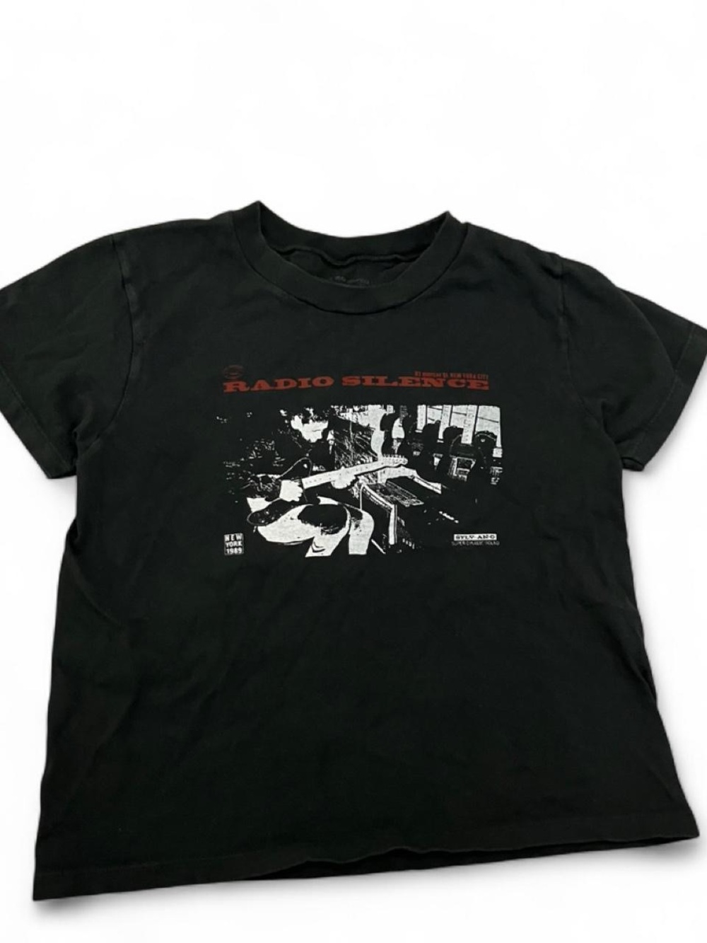Radio Silence Brandy Melville Graphic Tee - Black